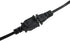5 FT Extension Cord, Indoor Extension Cord Black, 18 AWG Small Short 2 Prong Power Cord, Female Male Low Profile Plug 3 Pack...
