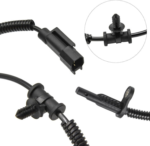 68053861AB Rear Left or Right ABS Wheel Speed Sensor Driver or Passenger Side ABS Brake Sensor Replacement for 68053861AC 68053861AD 68231044AB 68...