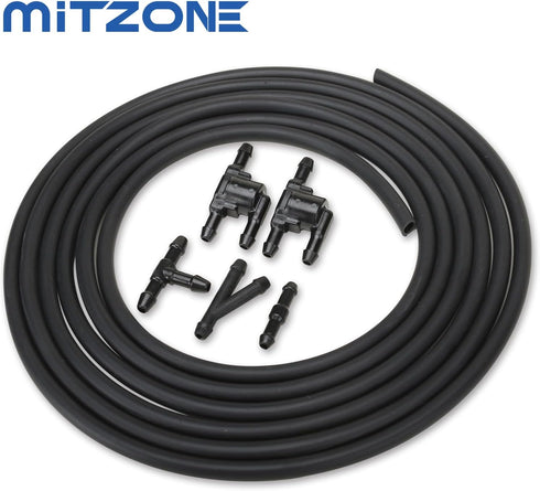 MITZONE Windshield Washer Nozzle Kit Compatible with 2006-2016 Toyota lexus scion Replace 85321-28020...