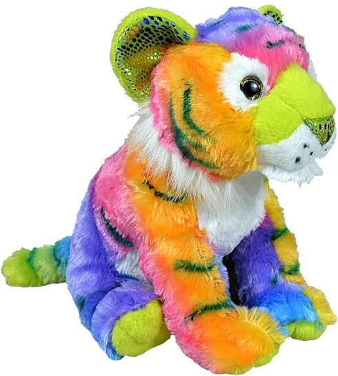 Wild Republic Rainbowkins Tiger, Stuffed Animal, 12 Inches, Plush Toy, Fill is Spun Recycled Water Bottles...