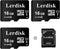Factory Wholesale Micro SD Card Pack of 3 in Bulk MicroSD with Adapter Produced by Authorized Licencee (16GB U1)...