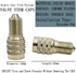 25mm Double Seal Valve Stem Caps,Valve Stem Extenders High Pressure Inflate/Flow Through Valve Stem Caps Tire Caps for High Pressure Cars, Trucks,...