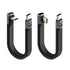 Short USB C Cable (5 inch),240W USB to USB C Cable 90 Degree, 40Gbps Data Transfer Support 8K@60Hz for iPhone 15 &MacBook & iPad Pro & Samsung...