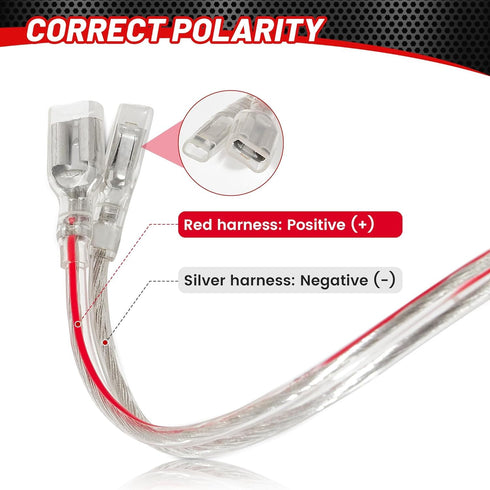 RED WOLF Car Dash Tweeter Speaker Wiring Harness Select for 2006-2020 Honda Civic Accord Odyssey, 2004-2020 Acura TL RDX Dashboard Audio Sound Sys...
