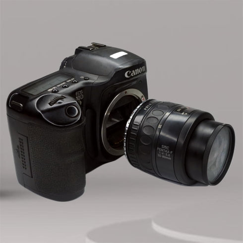 Lens Mount Adapter Manual Focus Compatible with Pentax K Mount Lens to Canon EOS EF-Mount Camera Body, Pentax to EOS, PK to EF...
