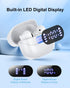 Wireless Earbuds, 42H Playtime Bluetooth 5.3 Headphones, HiFi Stereo Call Noise Cancelling Earbuds, IPX7 Waterproof Stereo in-Ear Earphones with L...