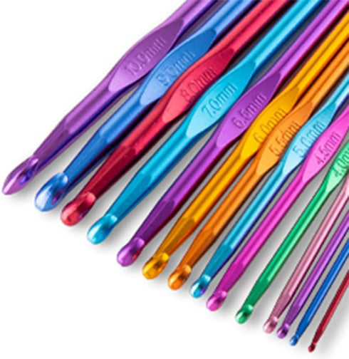 Weabetfu Aluminum Crochet Hook,Knitting Needles Crochet Needles for Knitting Craft Yarn,Crochet Hooks Size B,2mm-New......