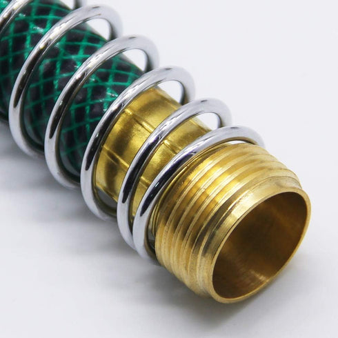 Twinkle Star 3/4" Garden Hose Fitting Quick Connectors Female and Male, 2 Way Garden Hose Splitter, 1 Teflon Tape & 6 Rubber Washers (Hose Extensi...