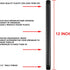 1/2 Inch Double Male Threaded Head Pipe Riser Multifunctional NPT Sprinkler Extensions 6Pc,12 Inches(NPT Sprinkler Extension)...