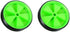 Kids Bicycle Training Wheels, 1 Pair Bike Assist Wheel Balance Stabilisers Training Tool Low Noise Rubber Bike Replacement Stabilizer Wheels(Green...