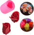 2Pcs/Set 3D Rose Flower Candle Molds, Rose Shaped Craft Art Silicone Mold for Fondant Cake Decoration Making Beeswax Candle Handmade Soap Lotion B...
