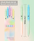 Gel Pens, 5 Pcs Retractable Gel Ink Pens, 0.7mm Fine Point Smooth Writing Pens,High-End Series for Journaling Note Taking, School Office Supplies ...