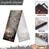 Nialnant Halloween Table Runner,Scary Gnome Truck Trees Halloween Runners for Table Decorations Farmhouse Kitchen Dining Party Indoor Outdoor - 13...