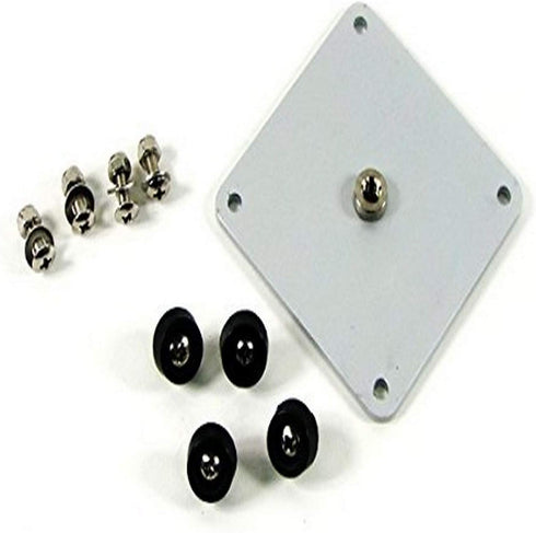 Guerrilla Painter Tripod Mount and Rubber Feet Set (901SS), Silver...