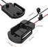 Power Wheel Adapter with Fuse & Switch, Secure Battery Adapter for WORX 20V PowerShare Lithium Battery, with 12 Gauge Wire,Good Power Convertor fo...