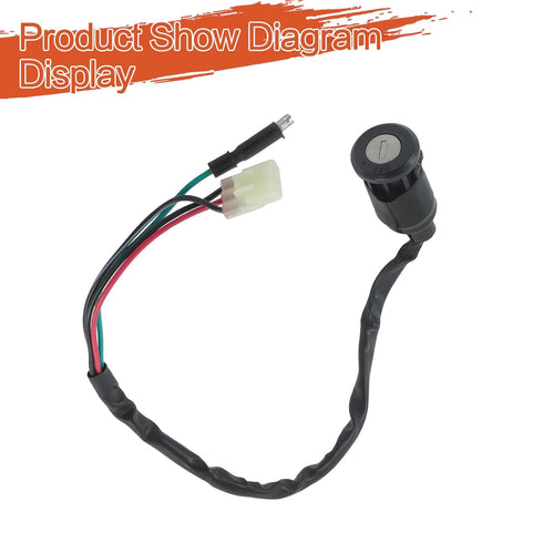 labwork Ignition Key Switch Replacement for Honda TRX250 Recon TRX250EX Replacement for 35100-HM8-000...