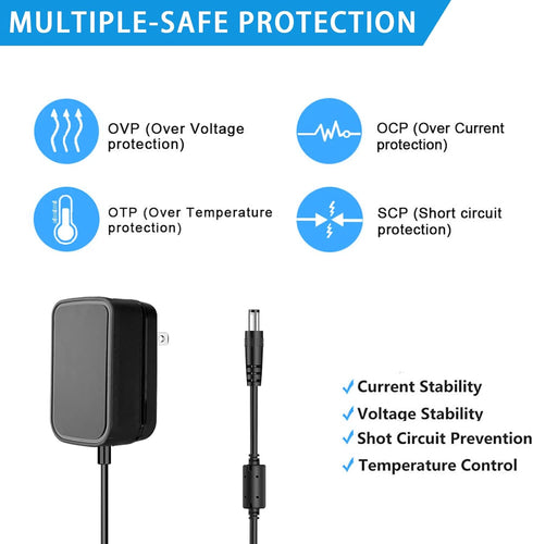 for Netbook Tablets Baby Monitor Victrola Record Player TV Box 120V-240V to 5V 3A DC Power Adapter 15W Supply Charger Cord 5Volt 2.8A 2.5A 2A 1A A...