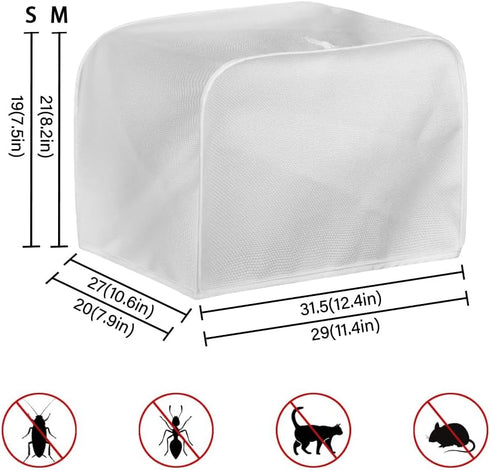 Lemon Toaster Covers Anti-Fingerpring Lightweight Toaster Covers Compatible with Most 2-Slice Toasters Bread Maker Oven to Keep Clean & Safe Unive...