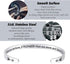 Fesciory Inspirational Bracelets for Women,Stainless Steel Engraved Personalized Positive Mantra Quote Keep Going Cuff Bangle College Graduation C...