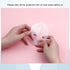 2PCS Makeup Mixing Palette with 2PCS Metal Spatula, Mixing Pigment Palette, Round White Clear Foundation Palette for Make up Eyeshadow Liquid Foun...