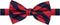 Jacob Alexander Stripe Woven Men's College Striped Pretied Bowtie...