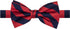 Jacob Alexander Stripe Woven Men's College Striped Pretied Bowtie...