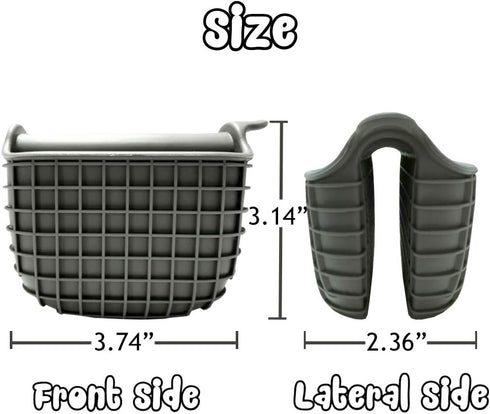 Mini Silicone Oven Mitts Set, Oven Mitts Heat Insulation, Oven Gloves for Kitchen Cooking and Baking, Protecting Fingers Mini Oven Hand Clips are ...