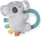 Itzy Ritzy - Ritzy Rattle Pal with Teether - Baby Teething Toy Features A Minky Plush Character, Gentle Rattle Sound & Soft Teether Toy for Newbor...