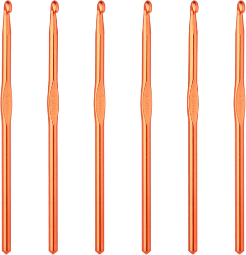 6PCS 5.5 mm Crochet Hook, Aluminum Crochet Hooks, US Size I (Size 9) Knitting Needles for DIY Craft Yarn, Hook Crochet Needles for Beginners Women...