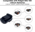 for Ridgid AEG to for Milwaukee Battery Adapter, Convert for Ridgid AEG 18V Hyper Li-ion to for Milwaukee M18 18V Li-ion Battery&Work for Milwauke...