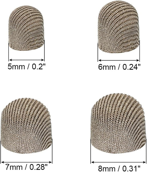 MECCANIXITY 20pcs 5/6/7/8mm Stylus Pen Fiber Fine Tips Universal Replacement for Stylus Pen Capacitive Touch Screen Devices...