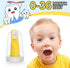 Finger Toothbrush for Toddlers 1-3,Finger toddler toothbrush age 2-4,Newborns Silicone Toothbrush,Soft Infant Oral Cleaner with Travel Storage Cas...
