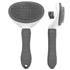 Dog Cat Brush Self Cleaning Slicker with Massage Rounded Particles Removes Loose Hair Tangles,Skin Friendly Washable...