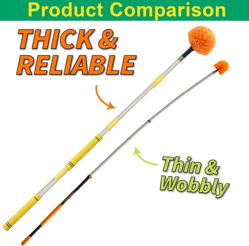 Extension Pole, 3 Feet to 4 Feet Multi-Purpose Spliced Extension Rod Spider Brush and Pole Outdoor Spray Paint Roller Cleaning Extension Pole and ...