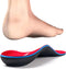 Arch Support Flat Feet Insoles - Orthotic Shoe Inserts, 3cm, Red, Unisex...