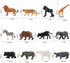 Fantarea 12 PCS Realistic Wild Life Jungle Animal Figures Model Lion Tiger Bear Elephant Desktop Ornament Collection Party Playset Favors Supplies...