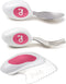 doddl Toddler Utensils, Ergonomic Fork Spoon and Knife Set for Self Feeding, Stainless Steel Silverware for 1-3 Year Olds, BPA Free, Dishwasher Sa...
