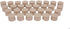 SummitLink Pool Cover Compatible for Fence Hole Deck Patio Ground Pool Caps (30pcs, Beige)...