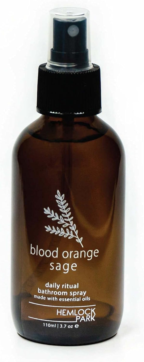 Hemlock Park Room Spray | Plant Based Oils Naturally Scent Your Space (Blood Orange Sage, 4 oz Glass Spray)...