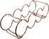 Dependable Industries inc. Essentials Rose Gold Stackable Table Top Wine Rack - Holds up to 7 Bottles and Keeps Wine Horizontal to Prevent Oxidati...