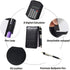 KXF Refillable A7 Pocket Journal Notebook with 2 Refill Pads & Calculator & Pen Small Shopping Note Pad Handy Memo Pad Book Ruled Reporters PU Lea...
