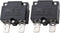 2Pcs 20A 125/250Vac 50Vdc Automatic Reset Relay Fuse Therma Switch Circuit Breaker Current Overload Protector Children Ride On Toy Car Accessories...