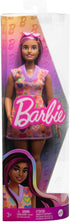 Barbie Fashionistas Doll #207 with Pink Hair Streaks Wearing Removable Heart-Print Sweater Dress, Sunglasses & Platform Shoes...