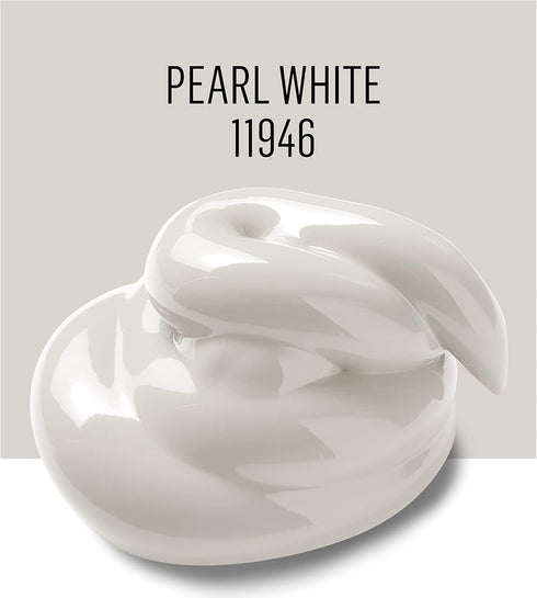 FolkArt Enamel Acrylic Craft Paint, Pearl White 2 fl oz Premium Matte Finish Paint, Perfect For Easy To Apply DIY Arts And Crafts, 11946...