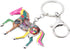 BONSNY Enamel Metal Horse Key chains For Women Girls Gifts Car Purse Animal Pendant Charms...