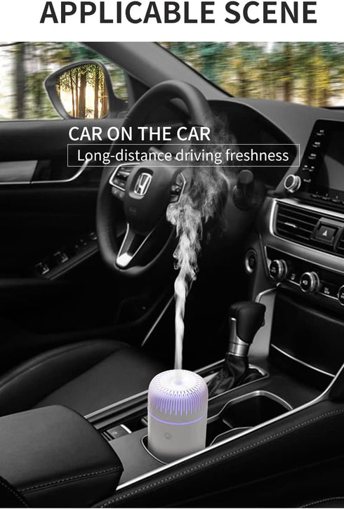 Car Diffusers for Essential Oils Portable Humidifiers Office Humidifiers Car Humidifier 7 Color Car Essential Oil Diffuser Mini Diffuser Car Oil D...