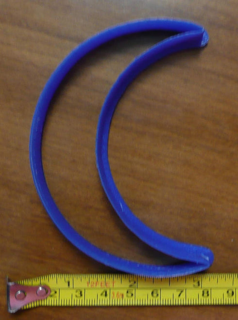 MOON ASTRONOMY SPECIAL OCCASION COOKIE CUTTER MADE IN USA PR250 (SMALL SIZE: 3" X 4 1/4" X 1/2")...