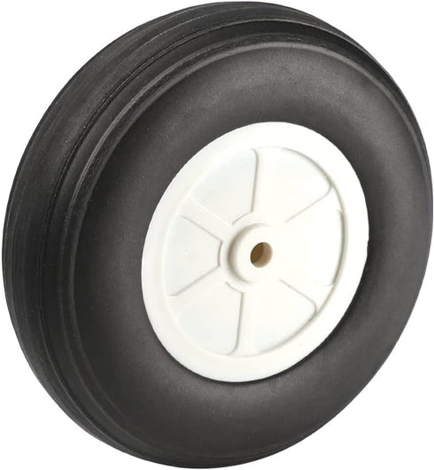 Fielect 1.5 inch RC Model Airplane Super Light Sponge Tire Tail Wheel Tire and Wheel Sets for RC Car Airplane PU Sponge Tire with Plastic Hub...