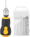 Mini Hand Drill Set, Small Hand Drill with 10Pcs Bits, Portable Micro Drill Tool Nonslip Handle for Art Craft Collection, Manual Hand Drill Set Pr...