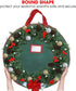 Primode Christmas Wreath Storage Bag 24"- Garland Wreaths Container with Handles - Durable 600D Oxford Polyester Material Holiday Wreaths Storage ...